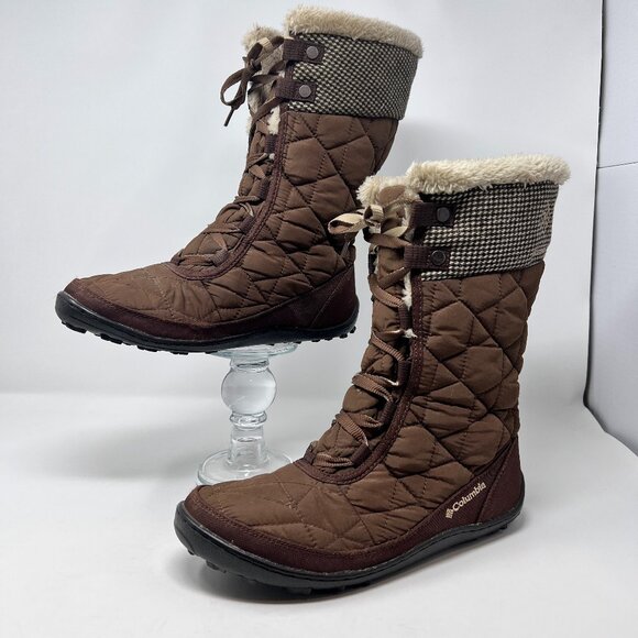 COLUMBIA Minx Mid 200 Grams Winter Snow Boots Womens Waterproof Size 9.5 - Picture 1 of 12